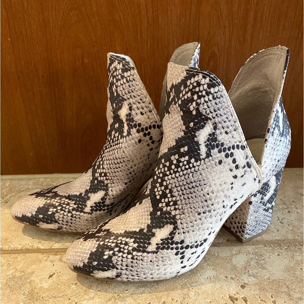 Steve Madden Snake Print Boots
